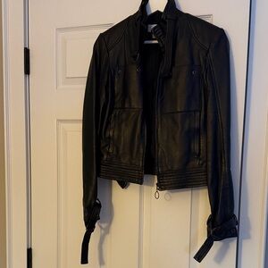 Zara Black Leather Jacket